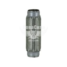 Гофра глушника 45х200мм. 3-х шарова (CarLine) (довгий фланець)