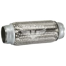 Гофра глушника 50х200мм. 3-х шарова (Shikoo) (довгий фланець)