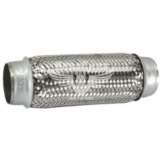 Гофра глушителя 55х220мм. 3-х слойная (Shikoo) (длинный фланец)