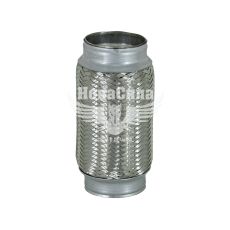 Гофра глушника 65х180мм. 3-х шарова (CarLine) (довгий фланець)