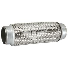 Гофра глушителя 55х230мм. 3-х слойная (Shikoo) (длинный фланец)