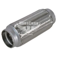 Гофра глушника 75х200мм. 3-х шарова (Walline) (довгий фланець)