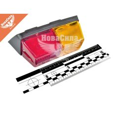 Ліхтар МТЗ-80 зад. лів. пластм. корпус (Руслан Комплект) (жовто/червоний)