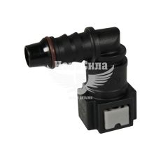 Зєднувач швидкознімний для паливних шлангів кутовий 8х10мм. (Rider) (7,89 ID)