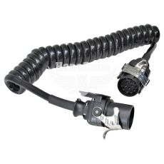 Провід електричний зі штекером ADR 15-кон.+15-кон. 4м. (HICO) (для зєднання машини з полуприцепом)