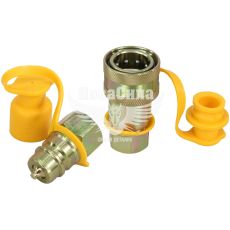 Быстро раздельное соединения M22x1.5 желтое (Skadi) (воздушной системы) с заглушкой