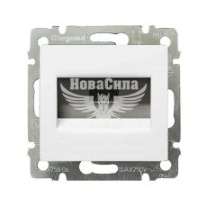 LEGRAND Valena Розетка комп'ютерна RJ45 CAT5, білий, (без рамки)