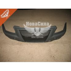 Бампер 3302-Газель Бизнес передний голый (Технопласт) (серый)