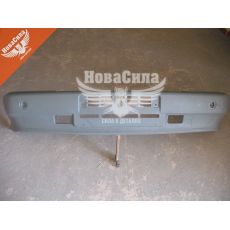 Бампер 3302-Газель до03р.в. передний голый старый образец (Технопласт) (серый)