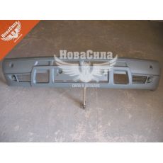 Бампер 3302-Газель з03р.в. передний голый нового образца (Технопласт) (серый)