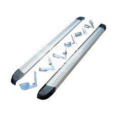 Боковые подножки Kia Sorento с02-09г.в. (DD) алюминиевые