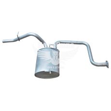 Глушитель (бочка) основной D. Matiz (ТМК) (Тяжелый)