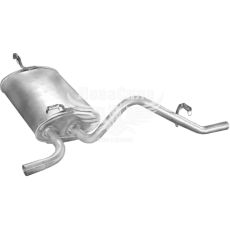 Глушитель (бочка) основной D. Matiz 0.8 с98-00г.в. (POLMO) (нерж.)