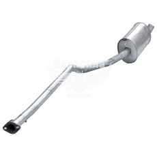 Глушник (резонатор) середній F. Transit Connect 1.8TDCI з02-13р.в. (POLMO) (нерж.)