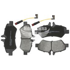 Колодки гальмівні MB Sprinter з06р.в. 209-518 зад. (Bosch) (Premiere) VW Crafter (з датчиком)