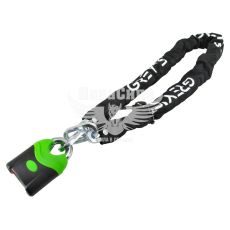 Замок велосипедний (Greys) ланцюг 8x1000мм на ключ