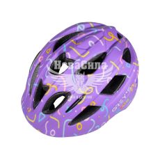 Велосипедний шолом (Greys) M дитячий фіолетовий матовий