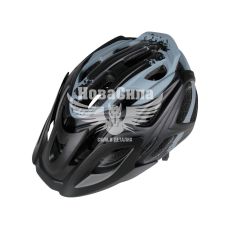 Велосипедний шолом (Greys) M чорно-сірий