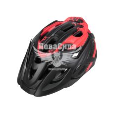 Велосипедний шолом (Greys) L чорно-червоний