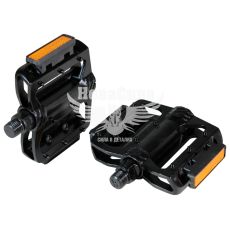 Педалі велосипедні чорні (Greys) алюміній 488гр. (97x95x24мм)