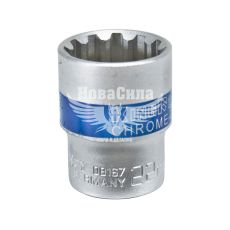 Головка торцева низька дванадцятигранна Spline 1/2 22мм. (King ROY)