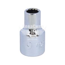 Головка торцева низька дванадцятигранна 1/2 9мм. (Toptul)