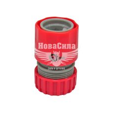 Конектор 3/4 для шланга 3/4 (Intertool) (з аквастопом)