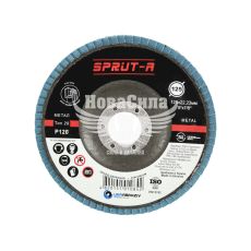Диск шліфувальний пелюстковий 125x22мм P120 (Sprut-A) до нерж. сталі (Т29)