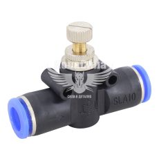 З'єднувач трубки ПВХ прямий 10мм. (Airkraft) SPA з регулюванням подачі повітря