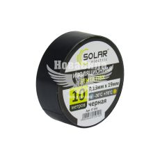 Изолента (Solar) 10м черная