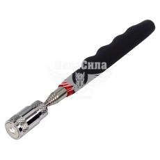 Захват магнітний телескопічний з підсвіткою LED (Yato) (190-800мм.)