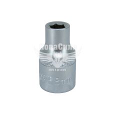 Головка торцевая низкая шестигранная 1/2 8мм. (Lavita)