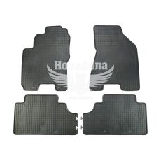 Автоковрики в салон Hyundai Tucson с04-10г.в. (Polytep) (резиновые) кт.-4шт.