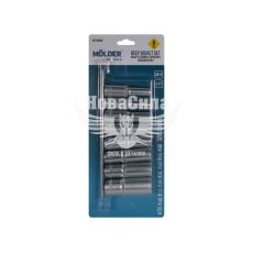 Набір торцевих головок (Molder Tools) 8 предметів 1/2 10-22мм.