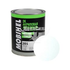 Автокраска акриловая (HELIOS Mobihel) 201 Белая 1л.