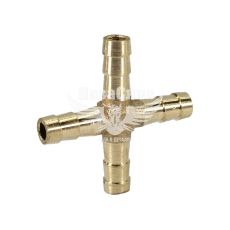 Переходник 8х8х8х8 крестовина латунная (Украина)