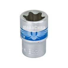 Головка торцевая низкая E-профиль 1/2 E-22мм. (King ROY)