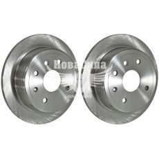 Диск гальмівний Chevrolet Aveo з05р.в. зад. (АТ)