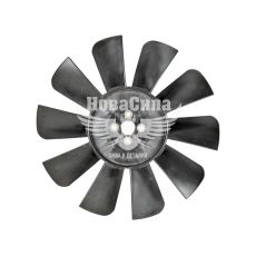 Крильчатка системи охолодження 3302-Газель 10 лопастей (чорна) (СНД)