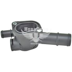 Фланець системи охолодження VW T-5 1.9TDI з03-09р.в. 2-ва виходи (AUTO Techteile)