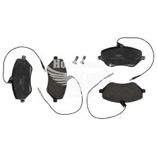 Колодки тормозные Citroen C5 с08г.в. перед. (TRW) (Champion)