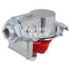 Кран воздушный М16х1,5мм. красн. без клапана (PE Automotive)