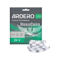 Ardero Світлодіодна стрічка LS812ARD 24В 9.6Вт/м 6500K IP20 5м