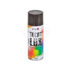 Краска аэрозольная (Nowax) Decor Lux Коричневый 450мл. (RAL 3007)