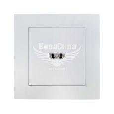 LEZARD VESNA Розетка одинарна HDMI, білий