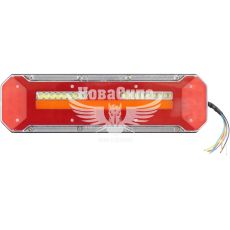 Фонарь зад. унив. (Tempest) LED 24V (с бегущим поворотником) (350х135х25мм.)