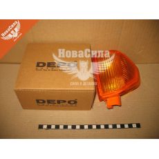 Ліхтар повороту фари F. Escort з83-86р.в. жовтий прав. (Depo) (431-1520R-UE)