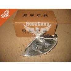 Ліхтар повороту фари Citroen Berlingo з96-05р.в. білий лів. (Depo) (552-1506L-UE)
