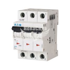 Автоматичний вимикач EATON PL4-C20/2 3P C20A 4,5kA 3М (293161)
