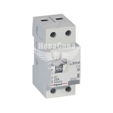 Вимикач диференціального струму LEGRAND RX3 1Р+N 25А 30mA AC (ПЗВ) (402024)